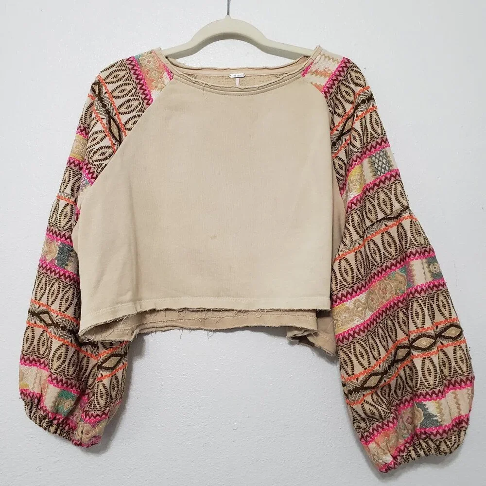Free People Oversized Crop Top